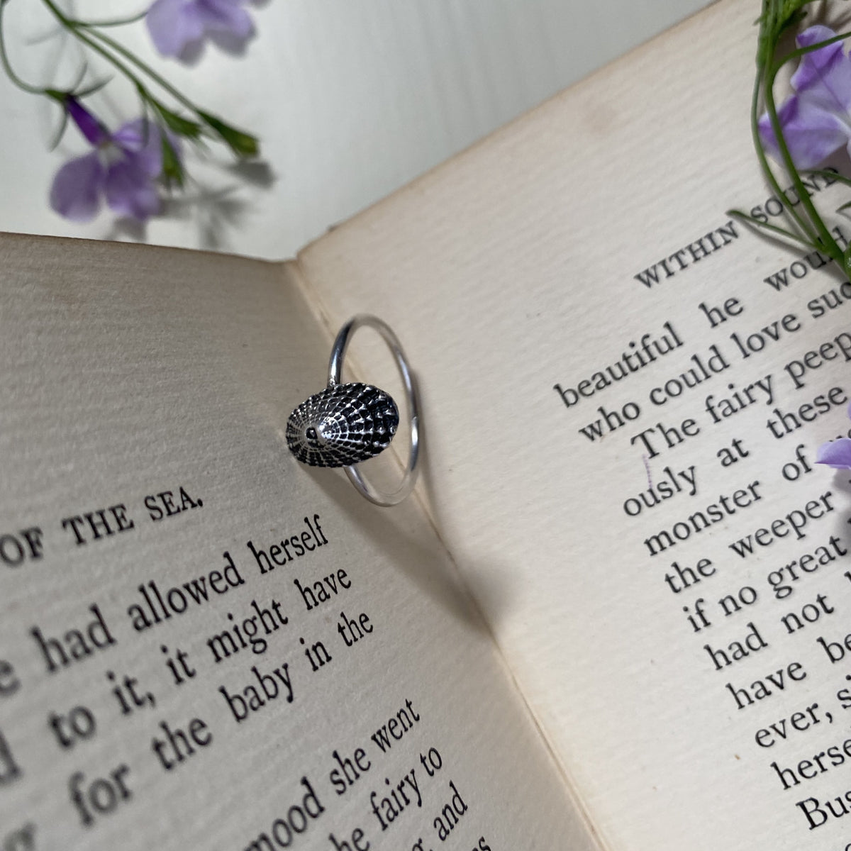 Sterling Silver Limpet Shell Ring