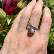 Acorn Cup Pearl Ring