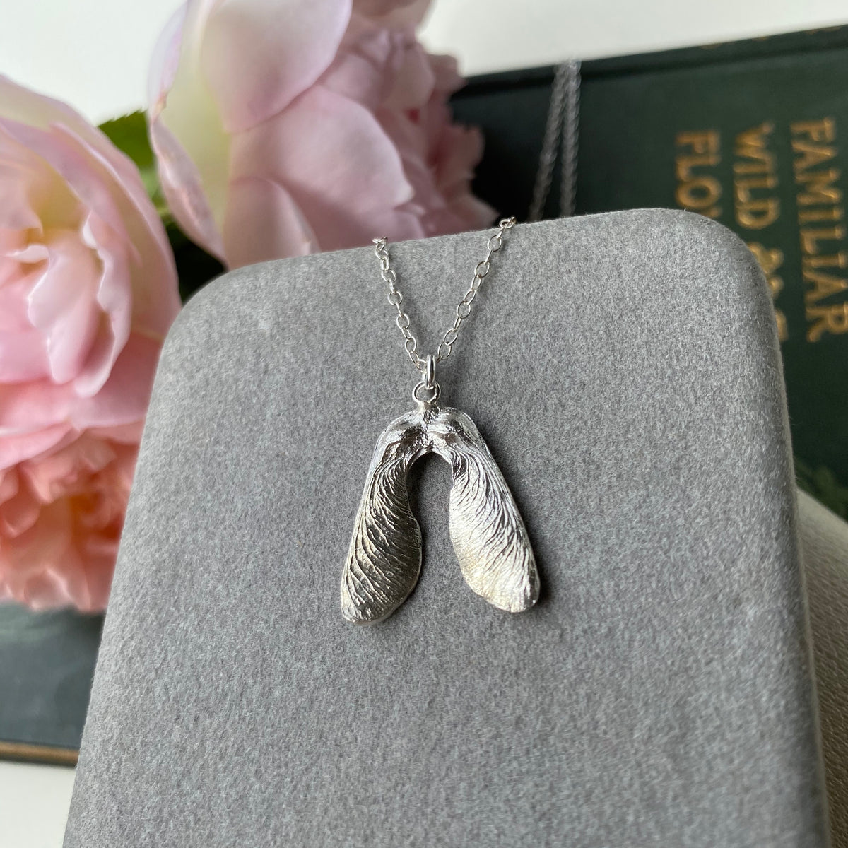 Mini Double Sycamore Seed Necklace