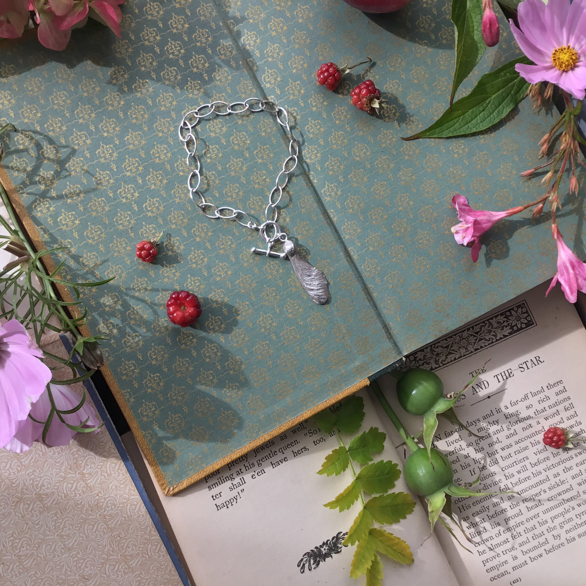 Sycamore Seed Charm Bracelet