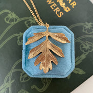 Hawthorn Leaf Necklace