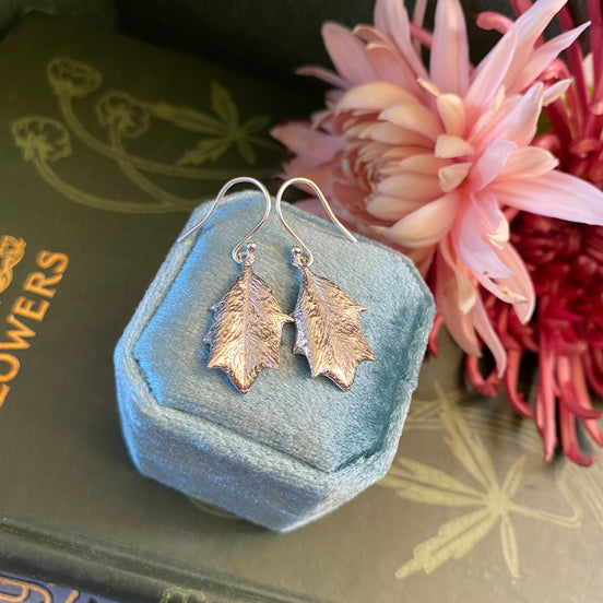 Holly Leaf Earrings