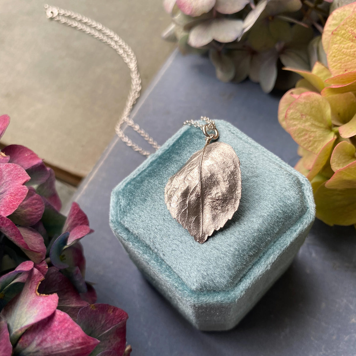 Rose Leaf Necklace