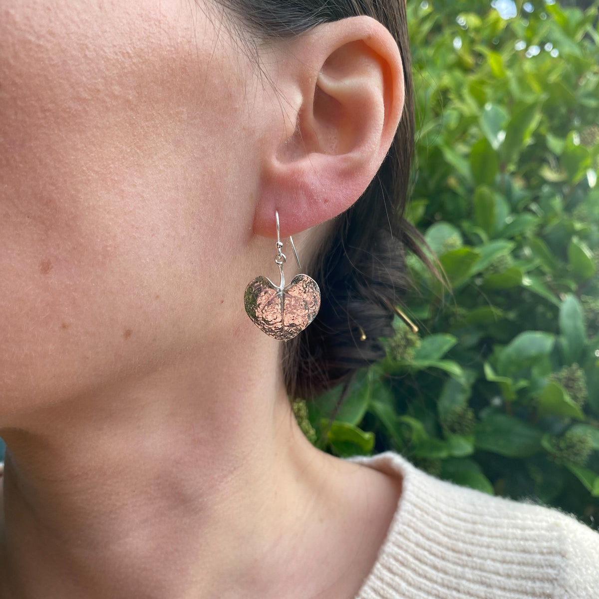 Chain of Hearts Drop Earrings