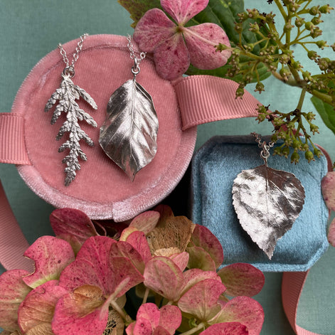 Birch Leaf Necklace