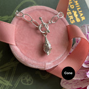Custom Single Shell Charm Bracelet