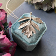 Hawthorn Leaf Necklace