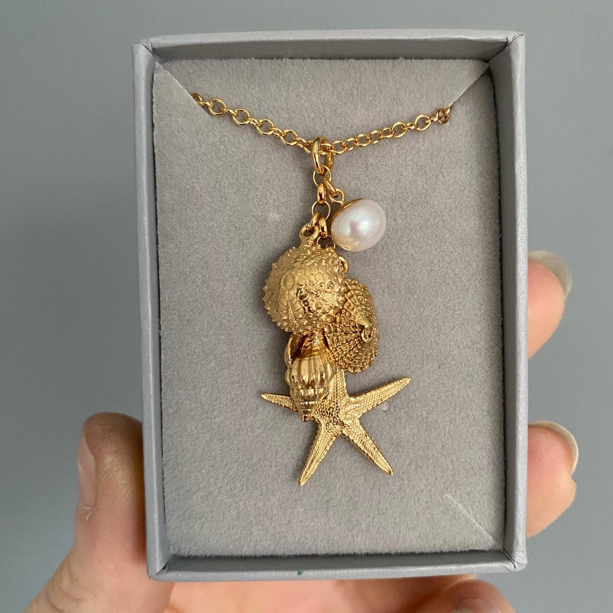 Cluster Shell Necklace