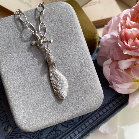 Sycamore Seed Charm Bracelet