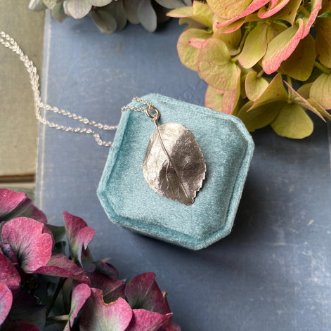 Rose Leaf Necklace