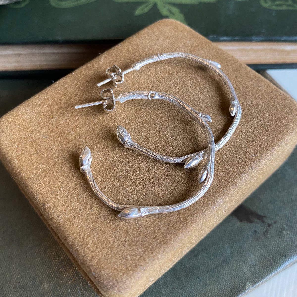 Twig Hoop Earrings