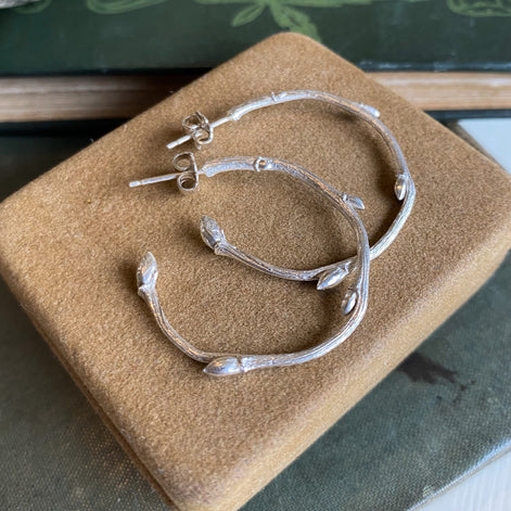Twig Hoop Earrings