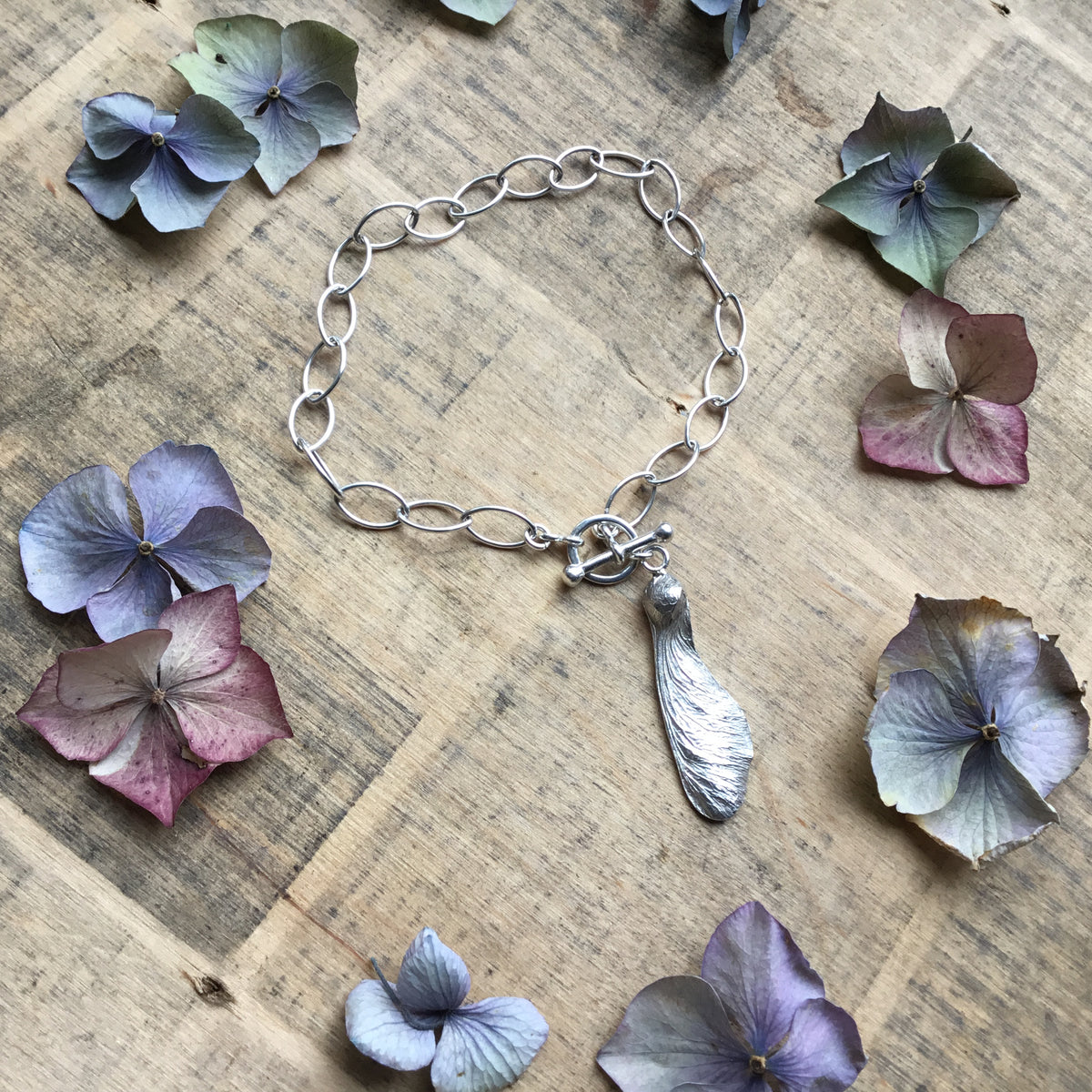 Sycamore Seed Charm Bracelet