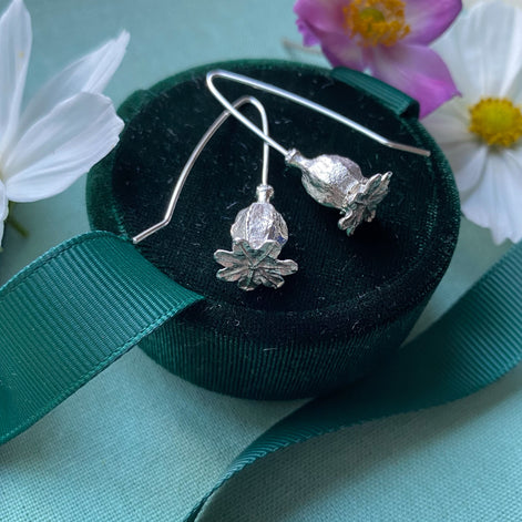 Poppy Seed Pod Earrings