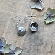 Cockle Shell Drop Earrings