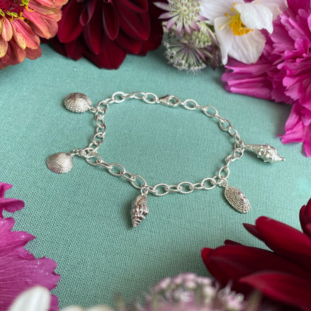 Custom Shell Charm Bracelet