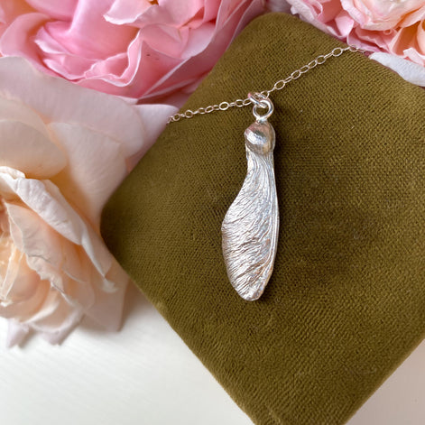 Sycamore Seed Necklace