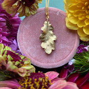 Small Oak Leaf Necklace