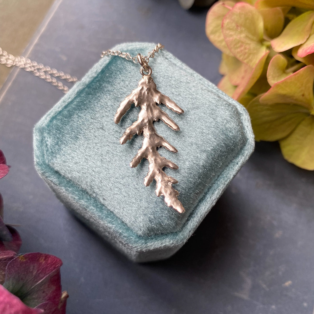 Cedar Leaf Necklace