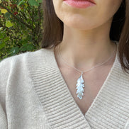 European Oak Leaf Necklace