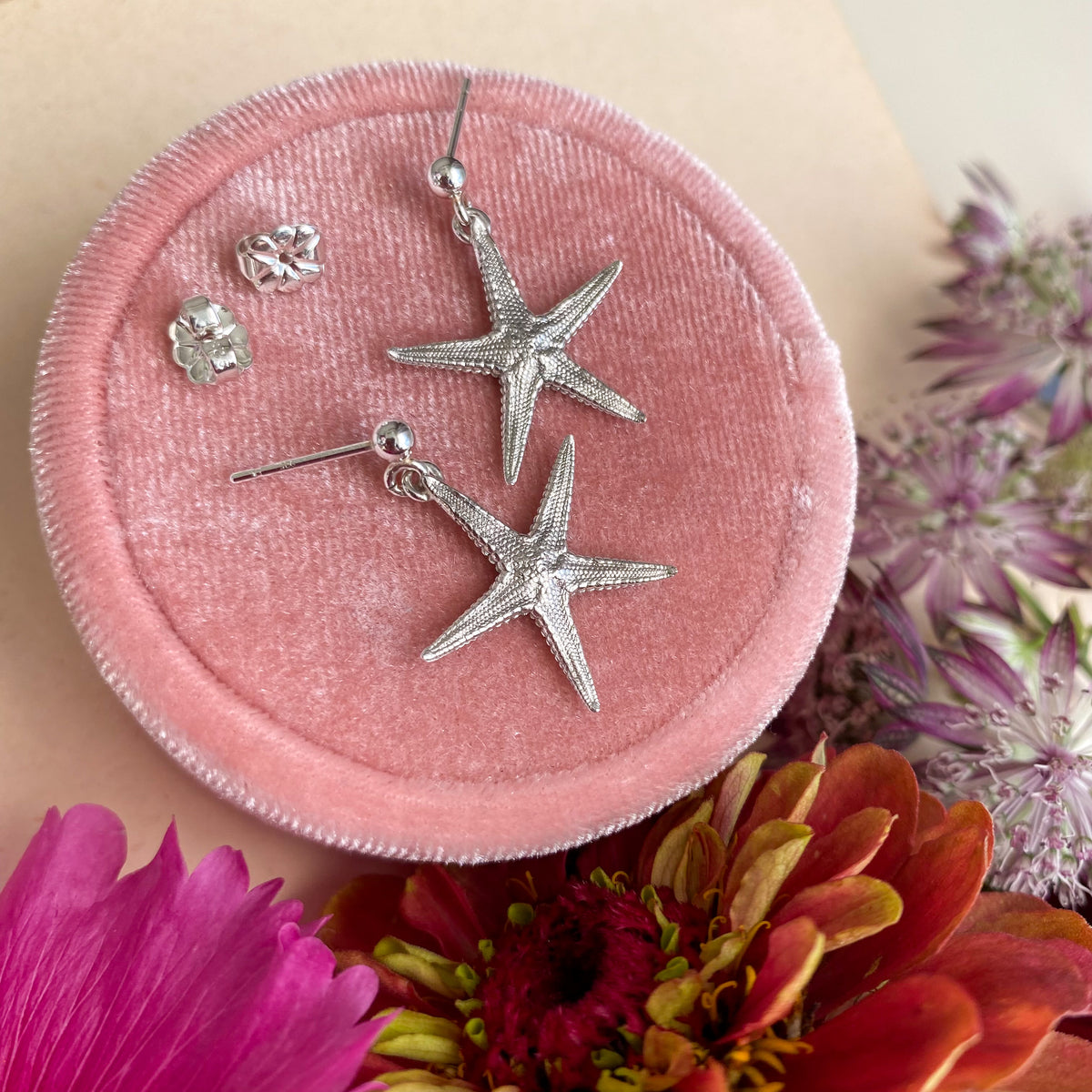 Mini Starfish Earrings