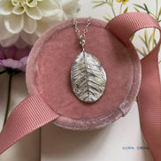 Velvet Cloak Leaf Necklace