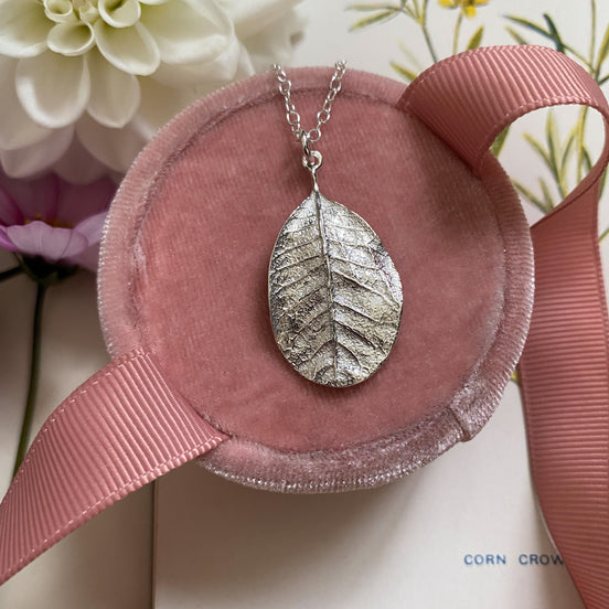 Velvet Cloak Leaf Necklace