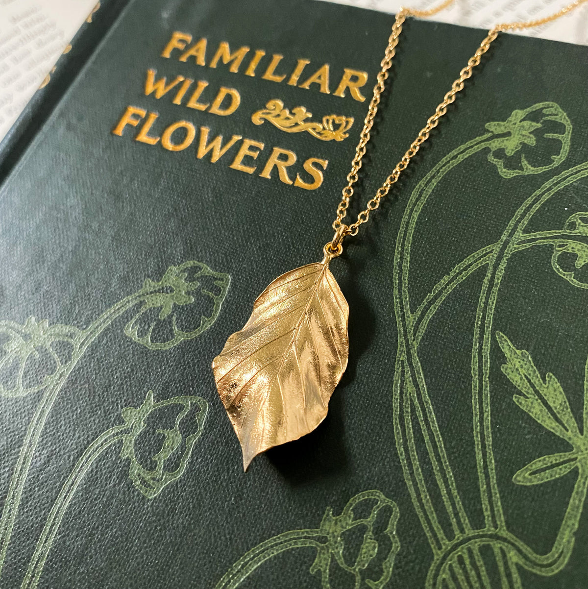 Beech Leaf Necklace