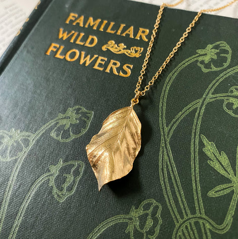 Beech Leaf Necklace