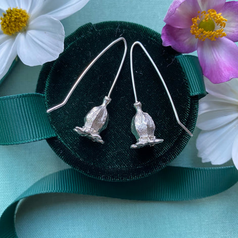 Poppy Seed Pod Earrings