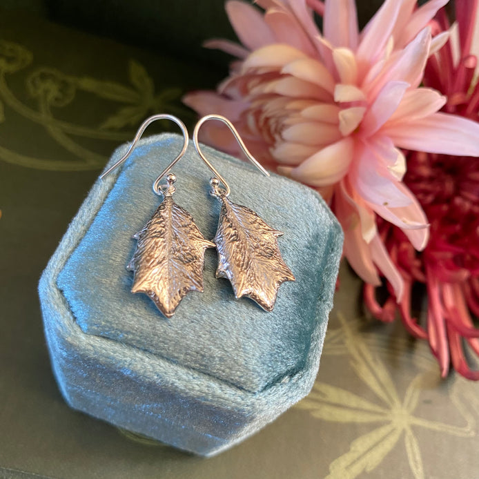 Holly Leaf Earrings