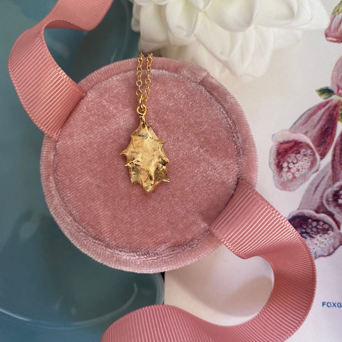 Holly Leaf Necklace