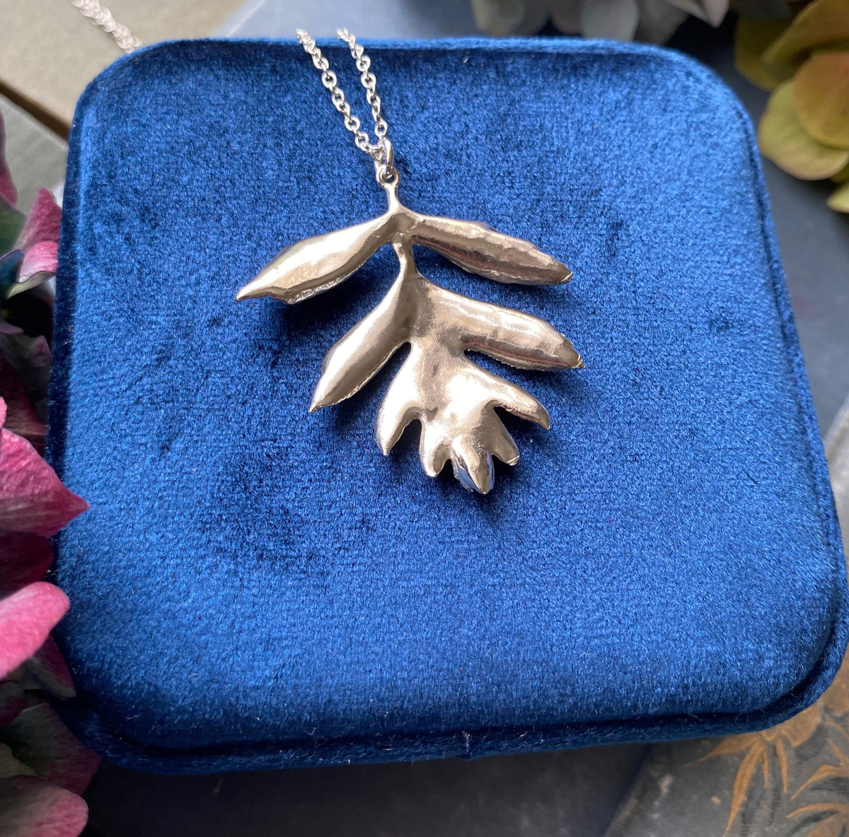 Hawthorn Leaf Necklace
