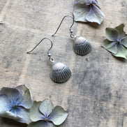 Cockle Shell Drop Earrings