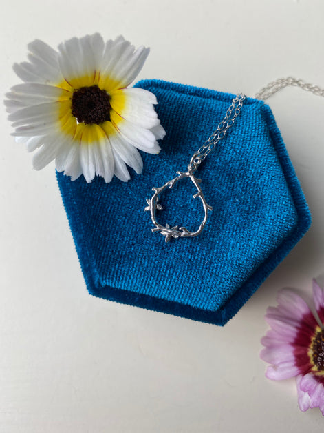 Flower and Twig Necklace