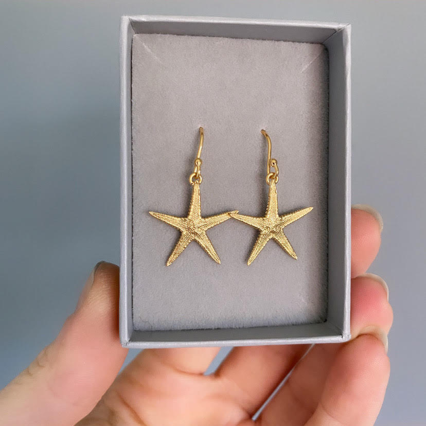 Mini Starfish Earrings